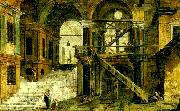 MARIESCHI, Michele trapphuset i ett renassanspalats oil painting